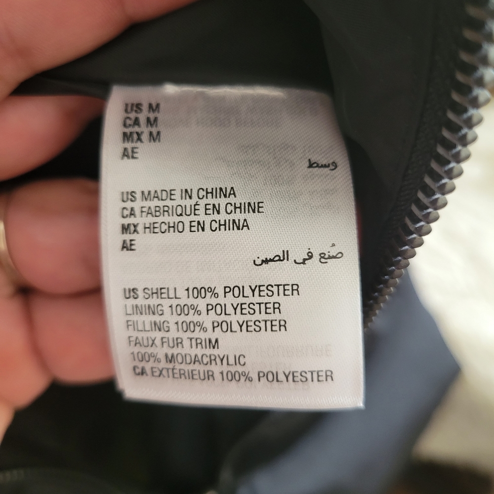 INC International Concepts | NEW Black Puffer Jacket Medium - Picture 3 of 9